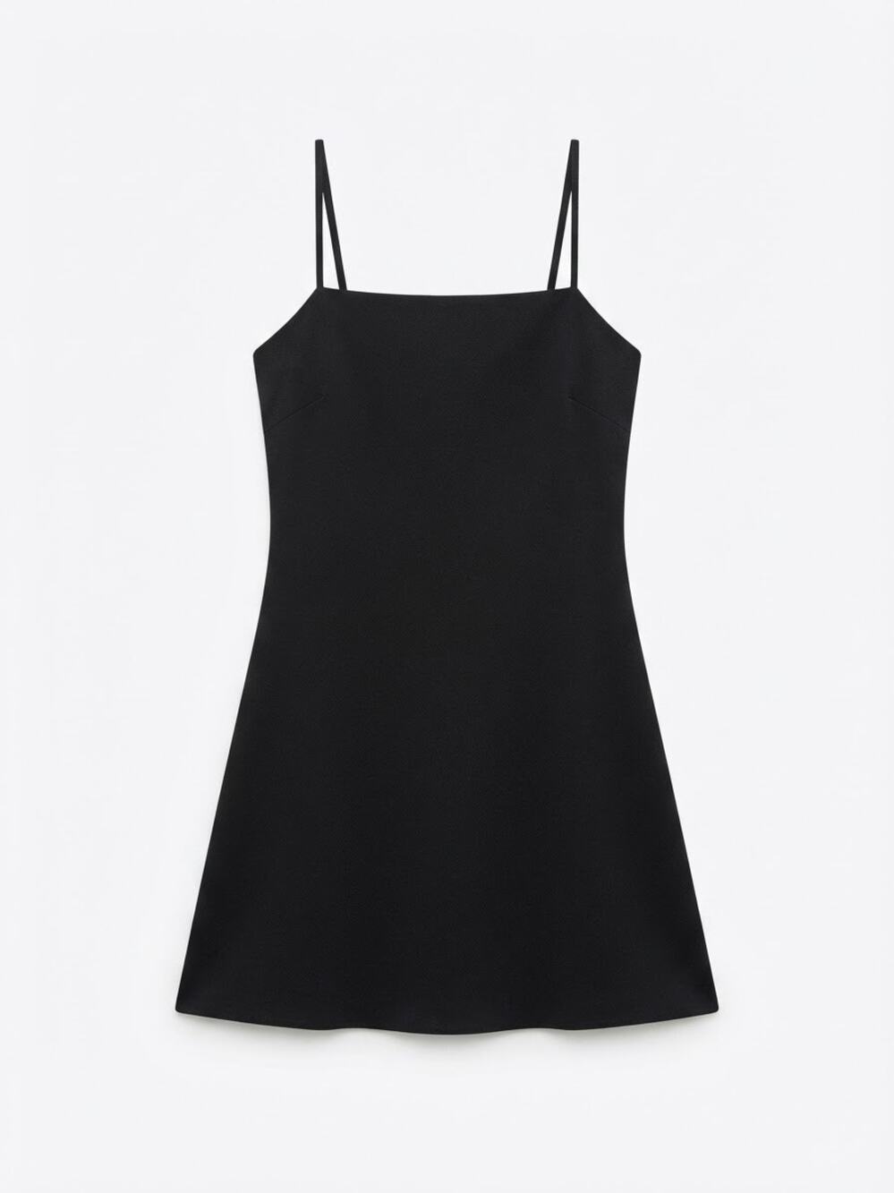 SAUL Silk Slip Dress Women Size S Black Spaghetti Strap Mini 90s Minimalist Chic